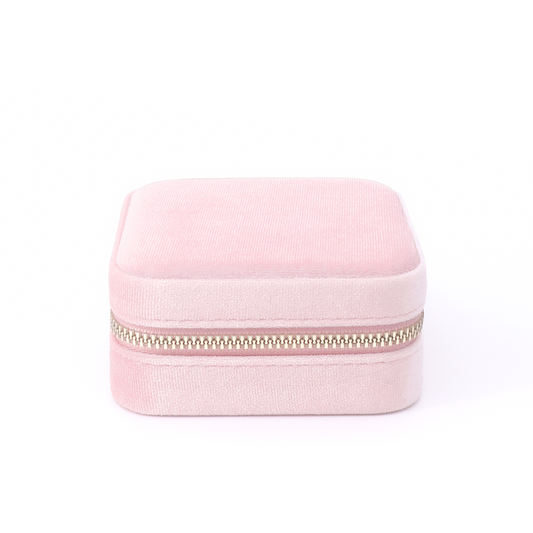 Velura Jewelry Case for travel and gifting —— Pink